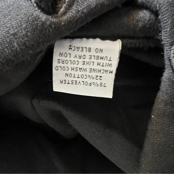 I DON’T REALLY CARE, MARGARET Black Hoodie Size L/XL - Picture 7 of 8